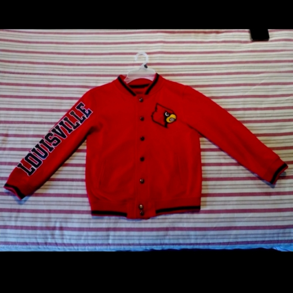 Louisville Cardinals Varsity Jacket - Boys Size Small